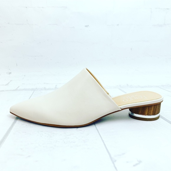 white mule flats